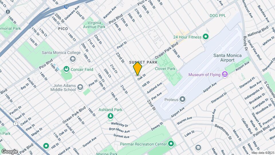 2313-2315 Oak St Map and Location Details
