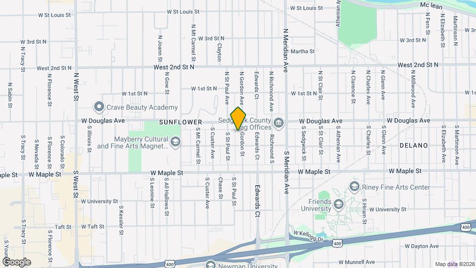 107 S Gordon St Map and Location Details