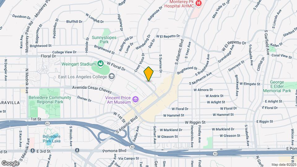 1060 College View Dr Map and Location Details