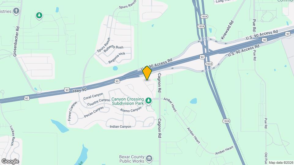 5422 Chase Canyon Map and Location Details