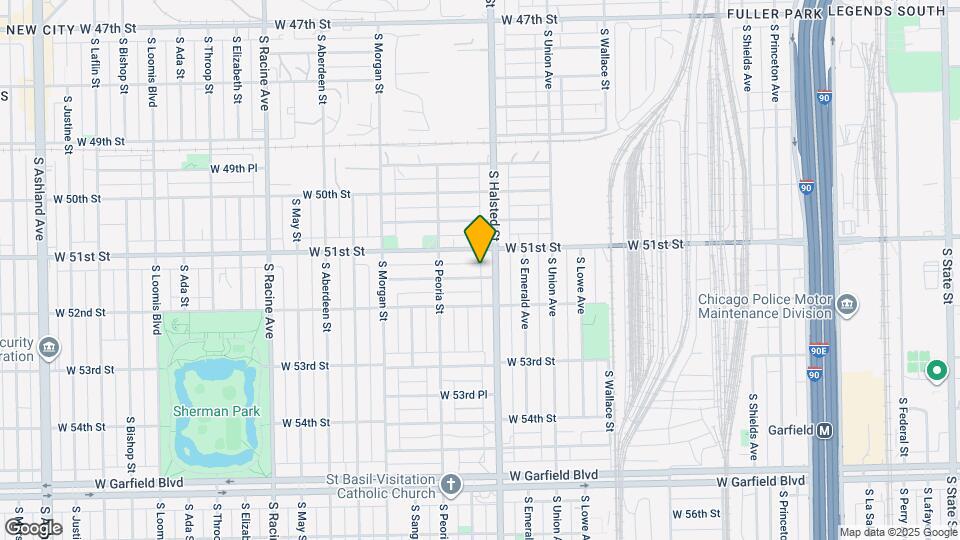 816 W 51st Pl Mapa y Detalles de la Ubicación