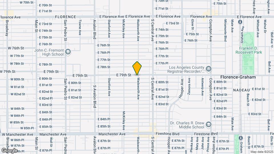 7911 Wadsworth Ave Map and Location Details