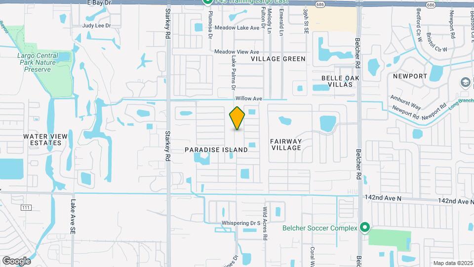 1001 Lake Palms Dr Map and Location Details