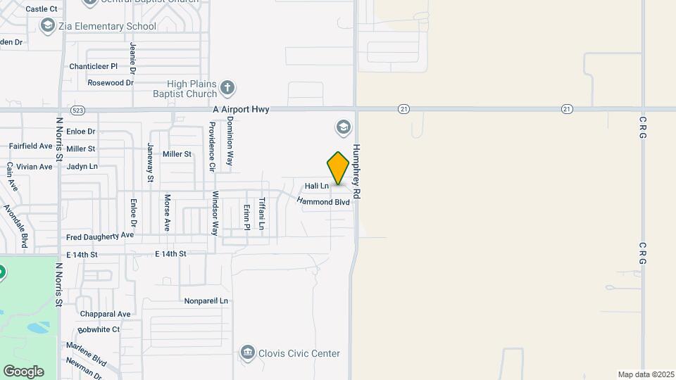 2105 Hali Ln Map and Location Details