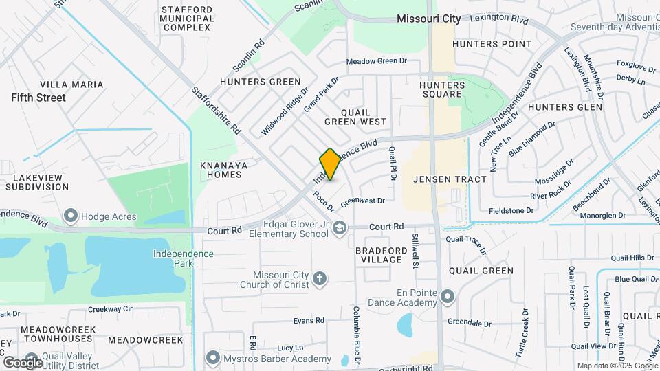2039 Greencrest Dr Map and Location Details