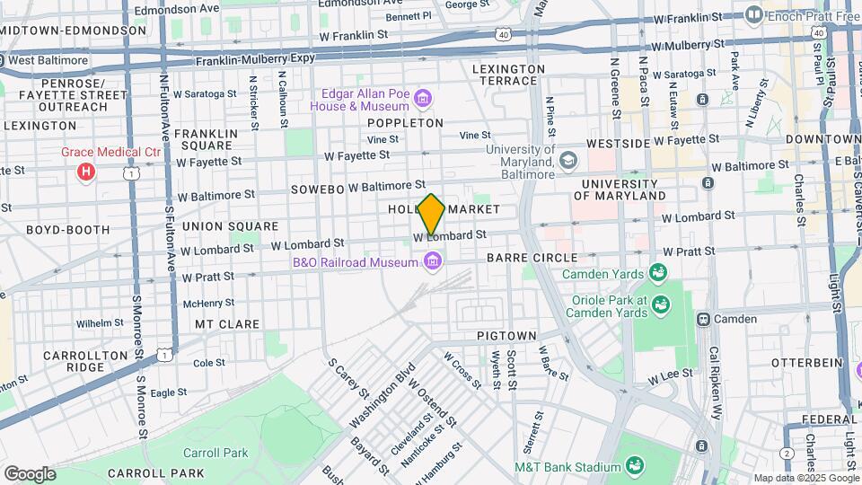 915 W Lombard St Map and Location Details