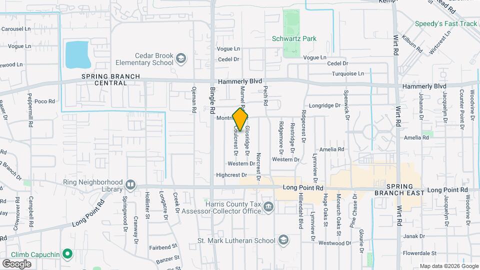 1938 Coulcrest Dr Map and Location Details