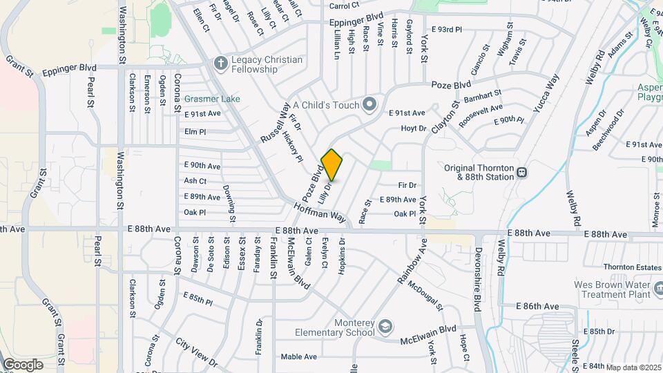 8910 Lilly Dr Map and Location Details