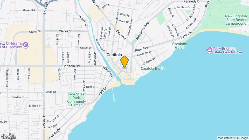 208-210 Capitola Ave Map and Location Details