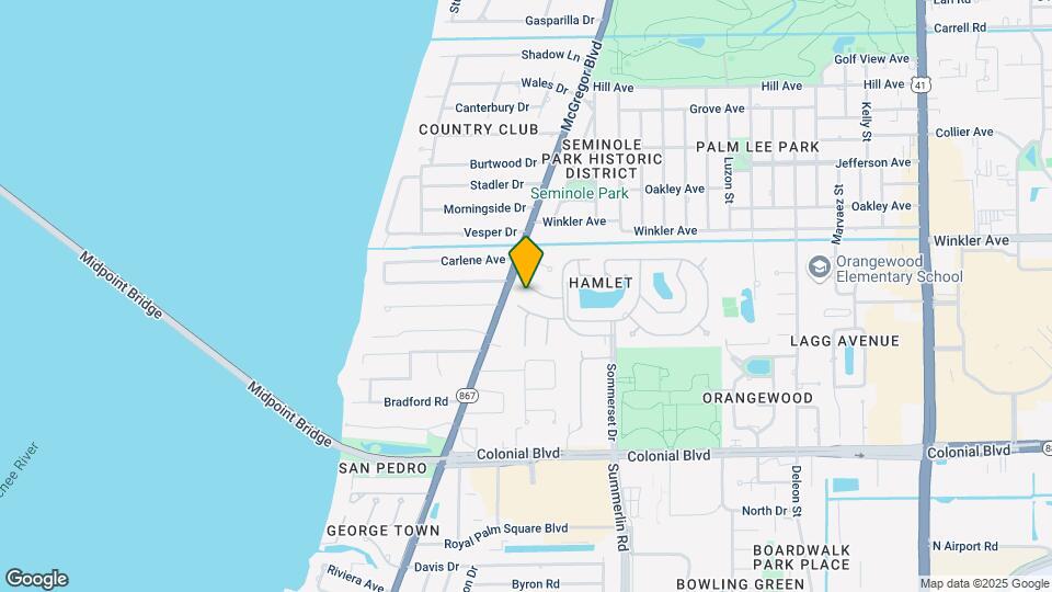 1406 Park Shore Cir Map and Location Details