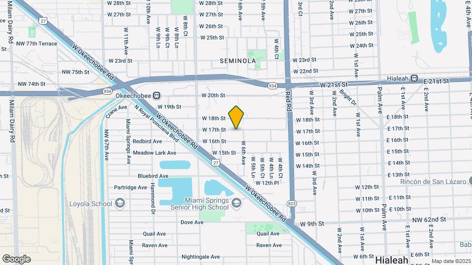 630 W 17th St Map and Location Details