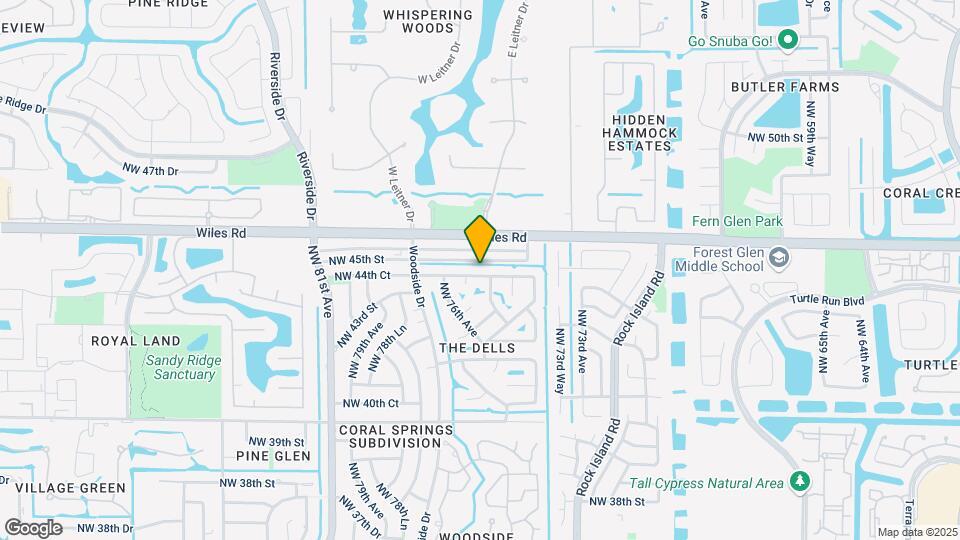 7521 NW 44th Ct Map and Location Details