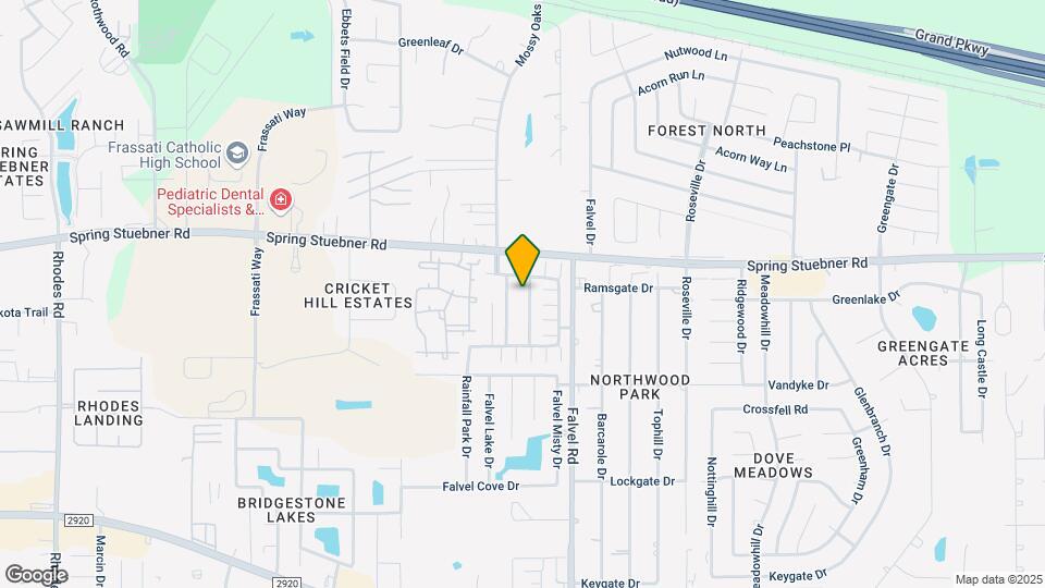 21823 Grassy Hill Ln Map and Location Details