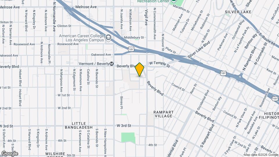 200 N Westmoreland Ave Map and Location Details