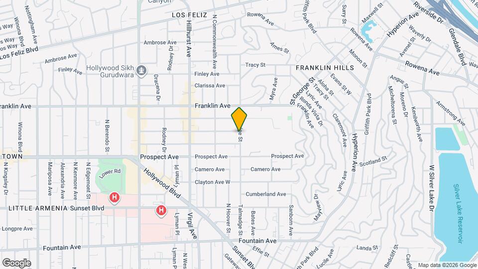 1773 Talmadge St Map and Location Details