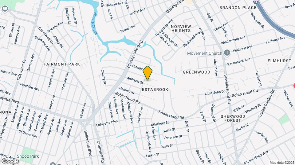3708 Amherst St Map and Location Details