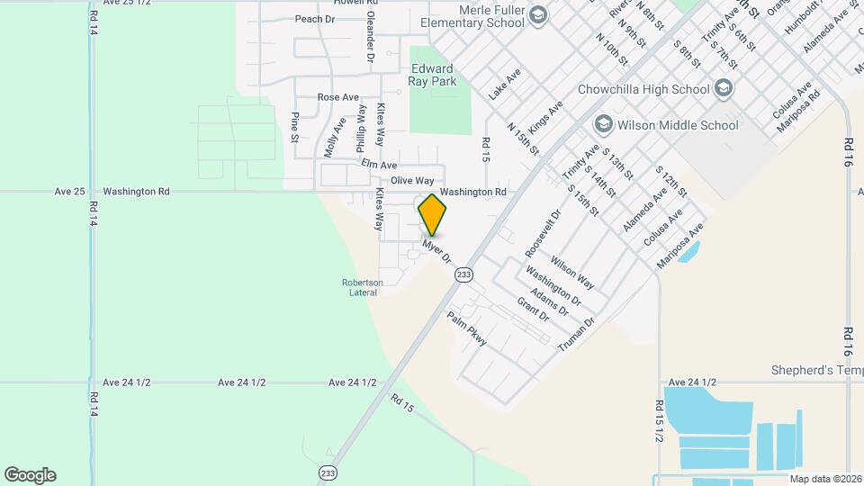 Chowchilla Garden Apartments Map and Location Details