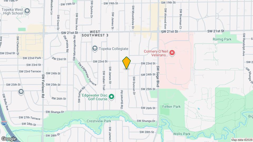 2333 SW Moundview Dr Map and Location Details