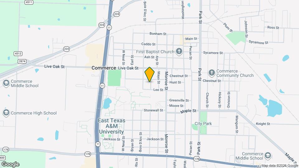 1705 Campbell St Map and Location Details