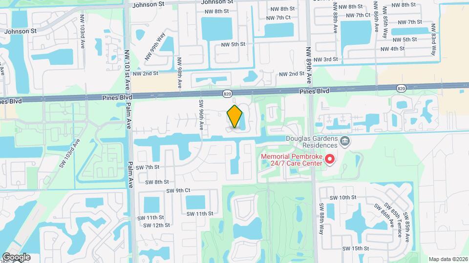 9491 Palm Cir S, Unit 205 Map and Location Details