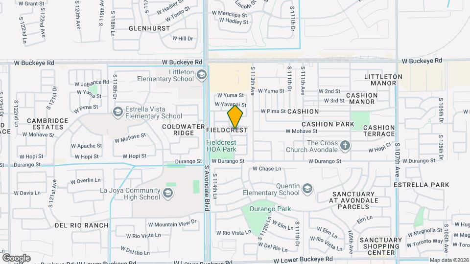 11380 W Mohave St Mapa y Detalles de la Ubicación
