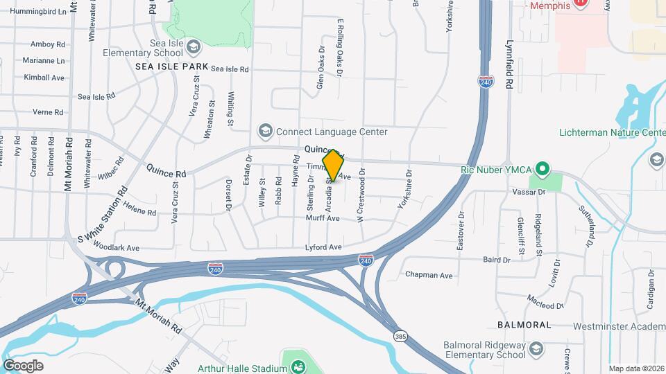 1584 Arcadia St Map and Location Details