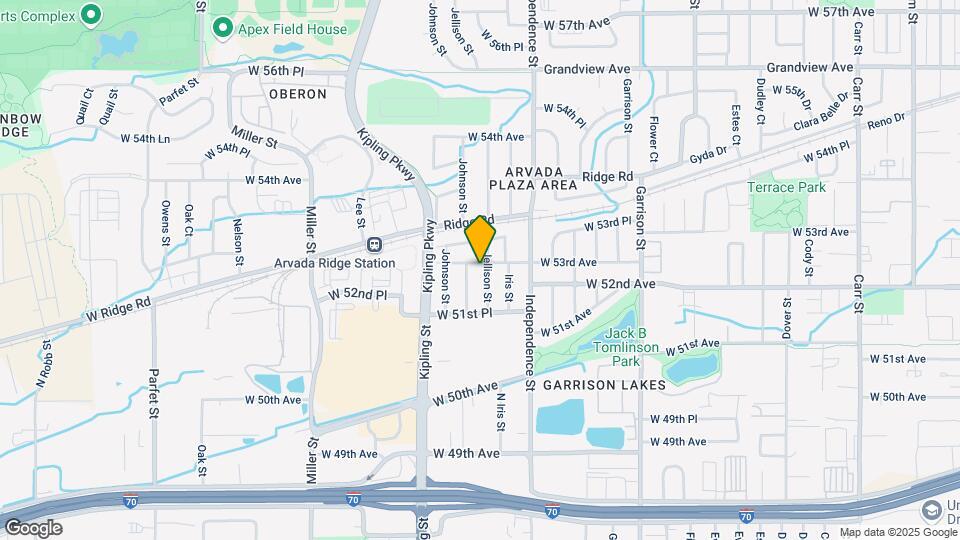 9838 W 53rd Ave Map and Location Details