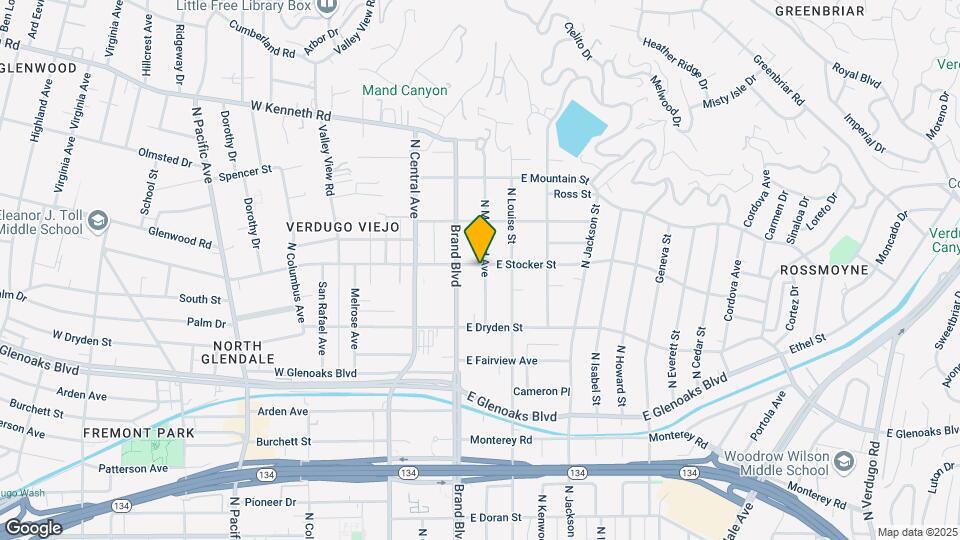 1157 N Maryland Ave Mapa y Detalles de la Ubicación