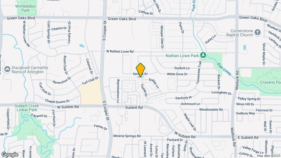 5804 Tinsley Dr Map and Location Details