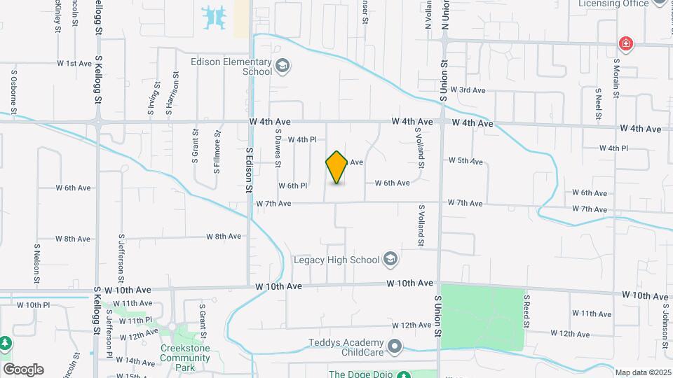 602 S Arthur Pl Map and Location Details