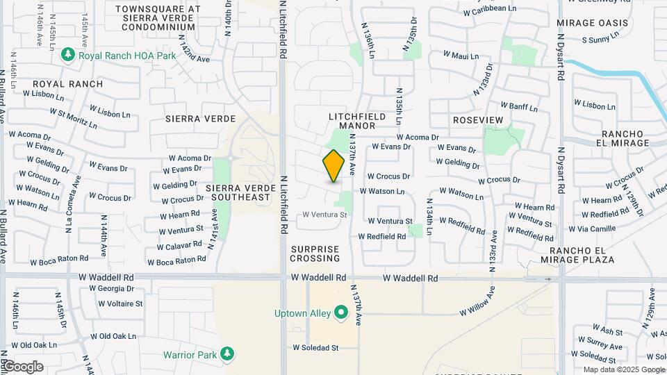 13756 W Watson Ln Map and Location Details