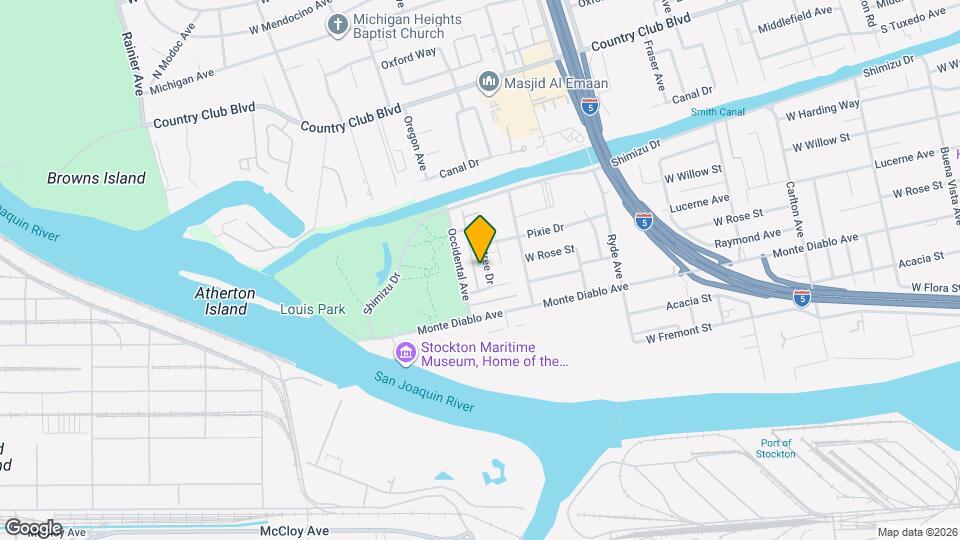 1227 Pinetree Dr Map and Location Details