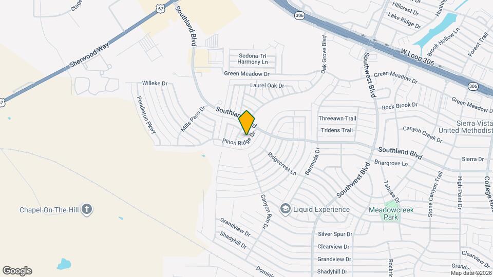 4302 Pinon Ridge Dr Map and Location Details
