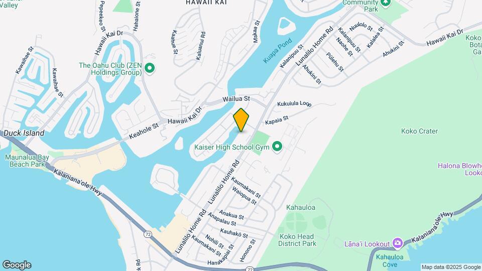 520 Lunalilo Home Rd Map and Location Details