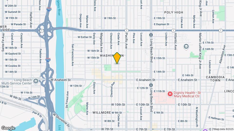 1419 Cedar Ave Mapa y Detalles de la Ubicación