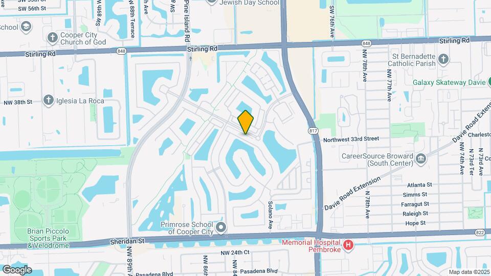 8315 NW 38th St Map and Location Details
