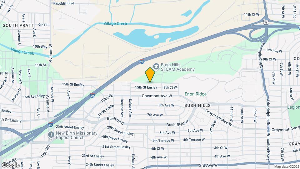 1636 8th Ct W Map and Location Details