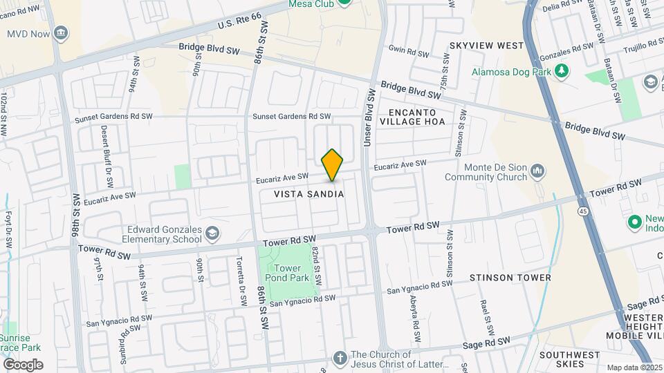 8000 Vista Estrella Ln SW Map and Location Details