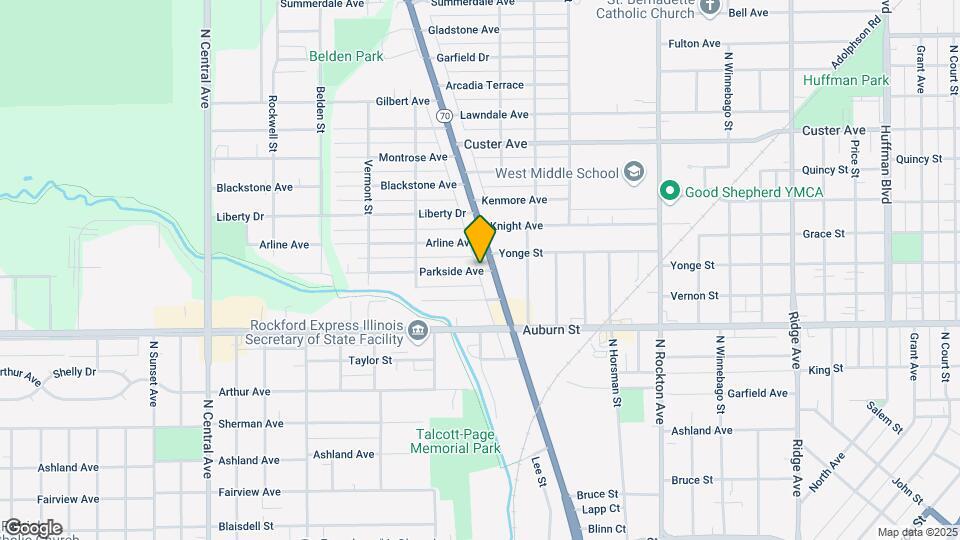 3023 Parkside Ave Map and Location Details