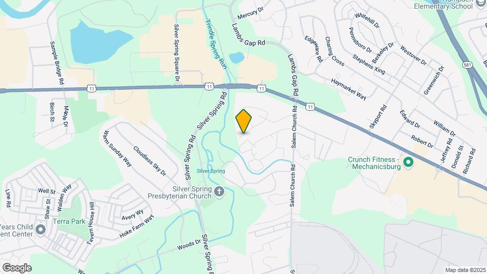6350 Creekbend Dr Map and Location Details