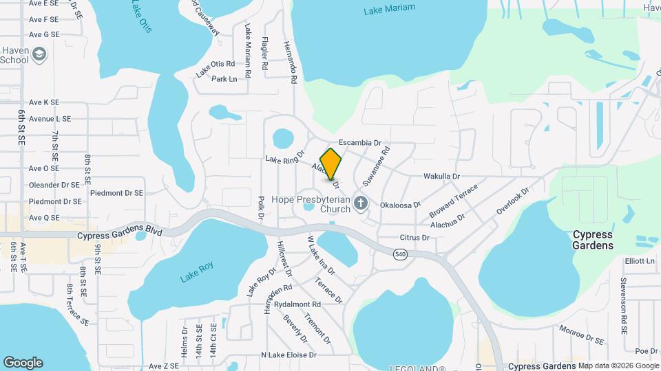 129 Alachua Dr Map and Location Details