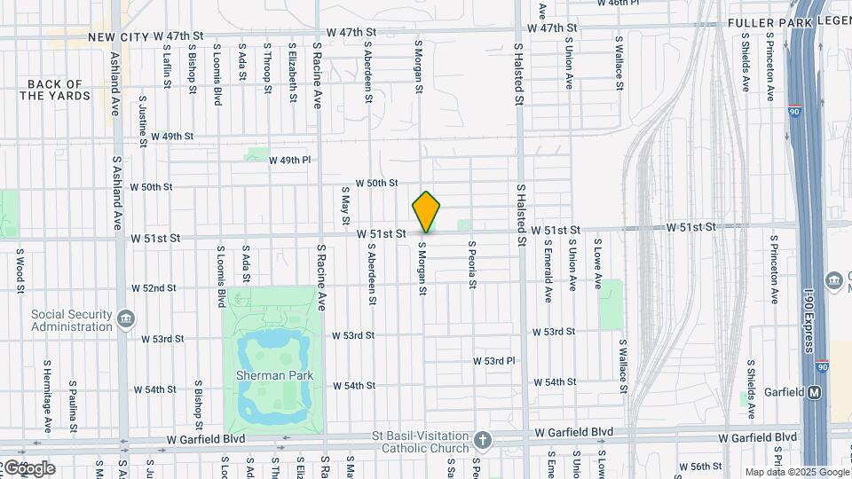 959 W 51st St Map and Location Details