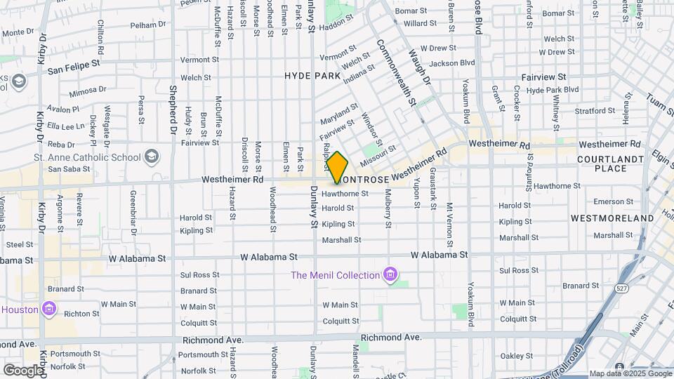 1632 Hawthorne St Map and Location Details