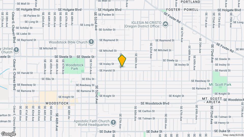 5462 SE 57th Ave Map and Location Details