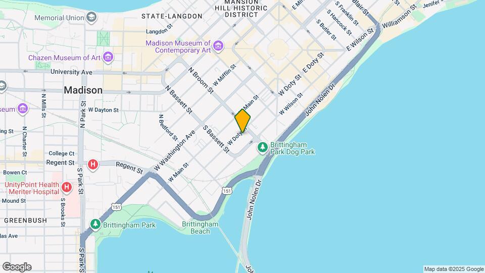 415 W Doty St, Unit 1 Map and Location Details