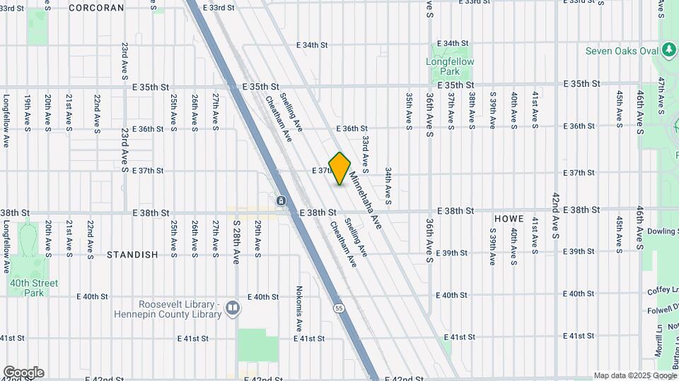 3729 Snelling Ave Map and Location Details