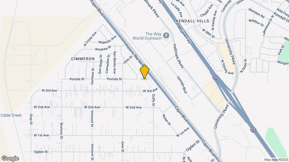 2203 Portola St Map and Location Details