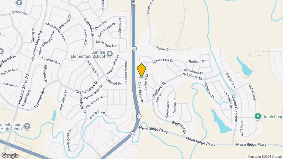 7259 Coral Ridge Dr Map and Location Details