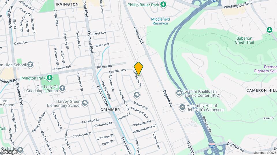 42740 Jefferson St Mapa y Detalles de la Ubicación