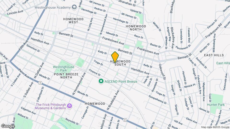 7334-7376 Hamilton Ave Mapa y Detalles de la Ubicación